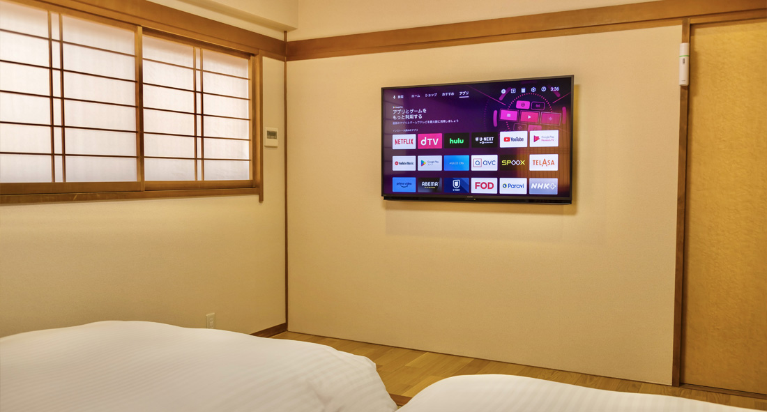 デラックスA(和洋室８畳＋８畳＋リビング)